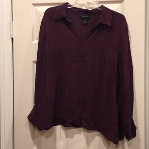 Lane Bryant silk blouse